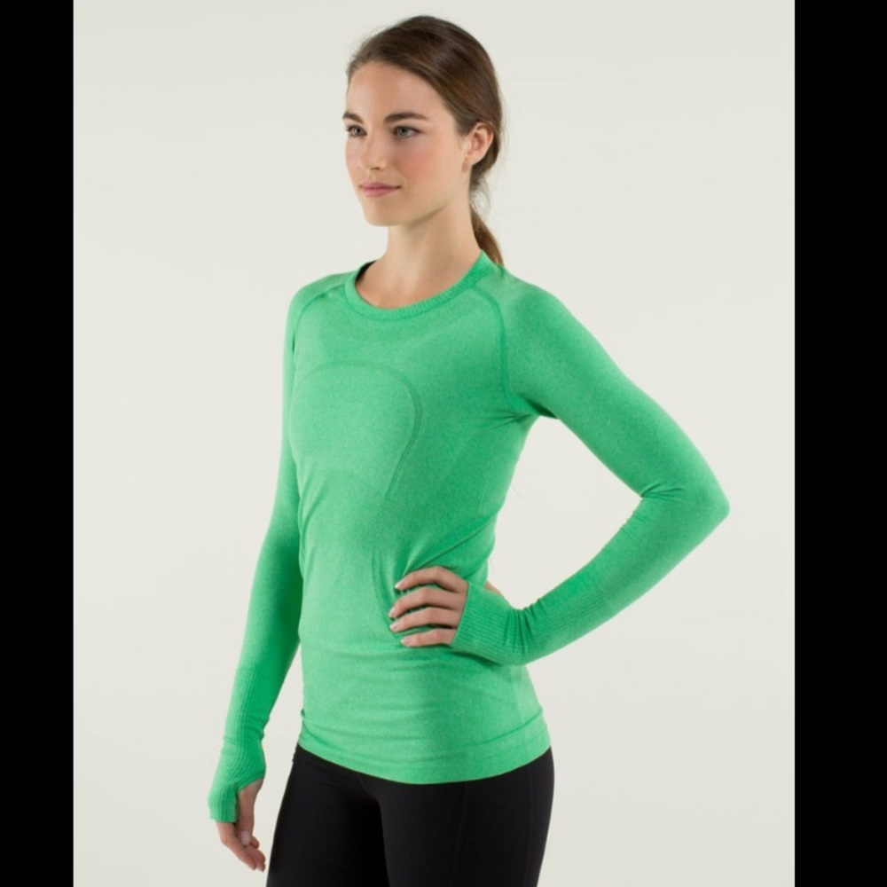 Lululemon swiftly long sleeve tech in green